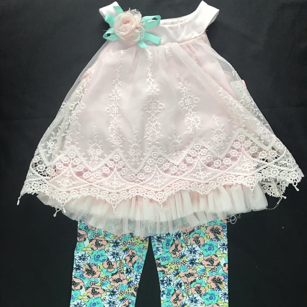 Two Piece Capri Set - Girls